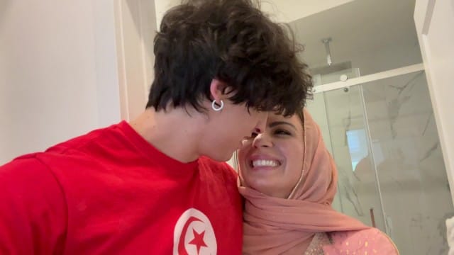 ألينا أنجيل و الوحش التونسي تحب أن يتم مص كسها